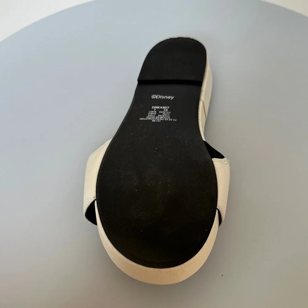 Disney Mickey Mouse Slide Sandals - Cream and Black